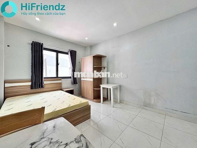 Căn hộ Studio full nội thất, cửa sổ trời siêu bự gần đh Văn Lang cs2