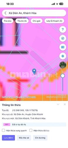 DA134 Bán đất hẻm oto thôn Võ Kiện xã Diên An cũ