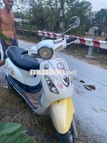 Xe máy Atila màu Trắng, Vàng