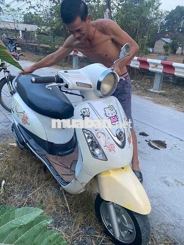 Xe máy Atila màu Trắng, Vàng