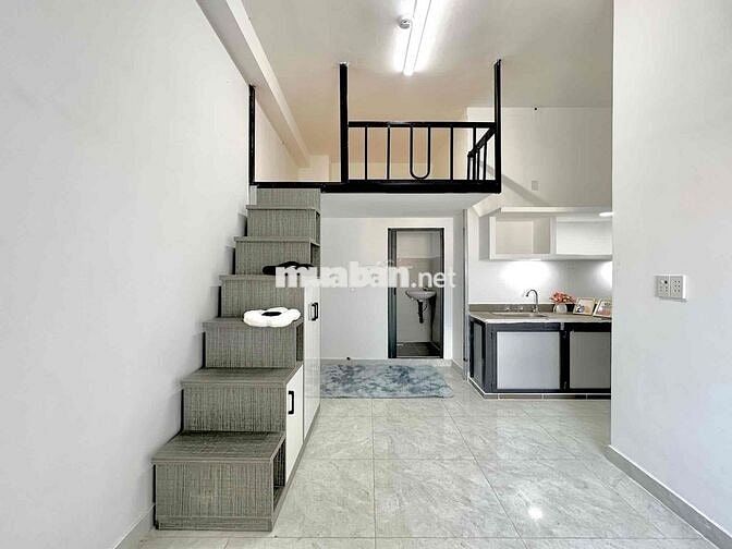 PHÒNG TRỌ có gác CS/Bancol thoáng gần VVK Q5,Q6 có hầm xe, thang máy