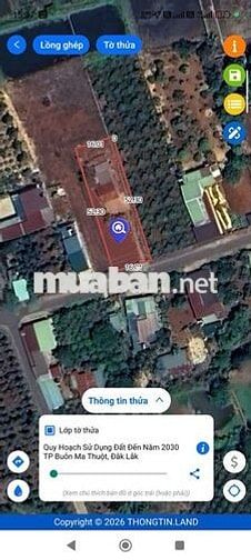 Bán lô đất rộng rãi mặt tiền đường nhựa Phường Eakao