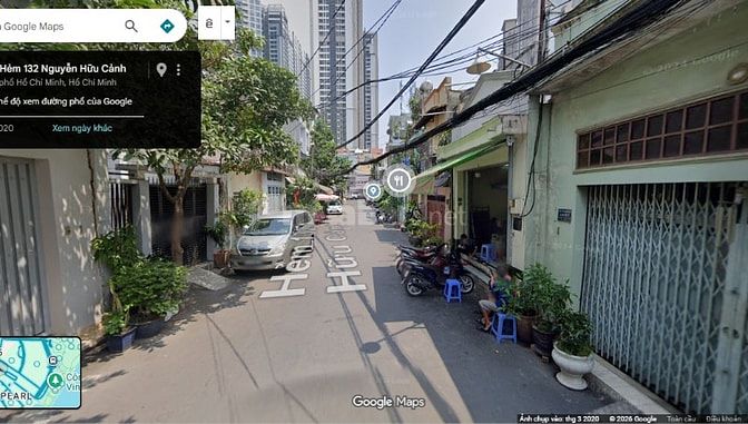 Cho thuê mặt tiền hẻm 132 Nguyễn Hữu Cảnh,Bình Thạnh(P.Thạnh Mỹ Tây)