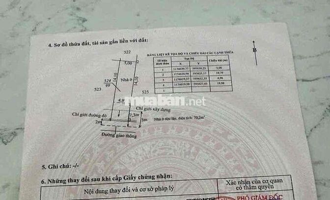Nhà Mới 5 x 20m Ngay Lộc Mỹ Lộc 2 Phòng Ngủ Đường ÔTô . Sổ Hoàn Công