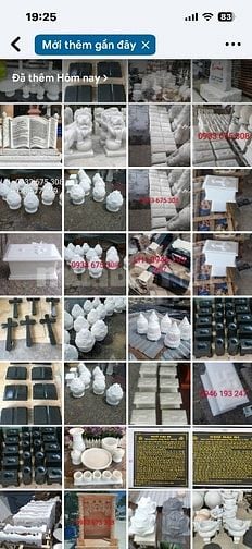 Khắc bia mộ khắc chú đại bi hủ tiếu quách đựng tro cốt bằng đá gieorẻ 