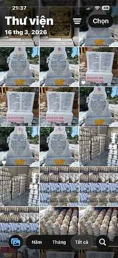 Khắc bia mộ khắc chú đại bi hủ tiếu quách đựng tro cốt bằng đá gieorẻ 