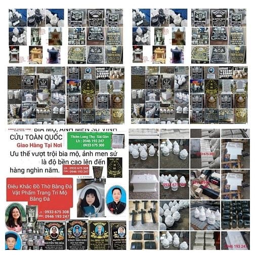 Khắc bia mộ khắc chú đại bi hủ tiếu quách đựng tro cốt bằng đá gieorẻ 