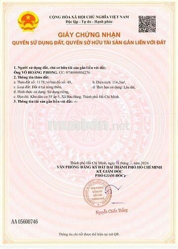 Chính chủ cắt lỗ 150m2 TĐC Becamex Bàu Bàng 