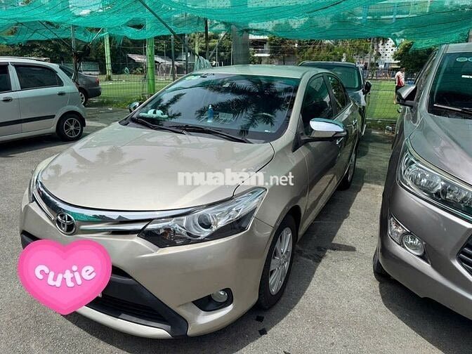 Toyota Vios G 2015 Vàng cát