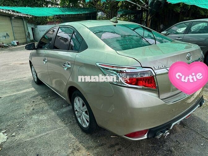 Toyota Vios G 2015 Vàng cát