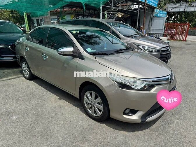 Toyota Vios G 2015 Vàng cát