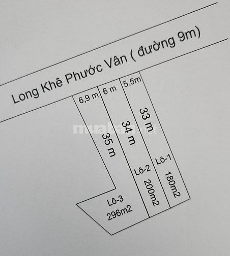 ĐẤT MẶT TIỀN đường Long Khê Phước Vân