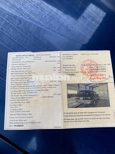 Toyota Zace GL 1999 chính chủ.