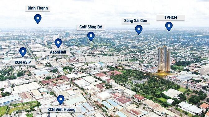 Bán CH Diamond Boulevard, 1,7 tỷ, 44m2, 2PN, 1WC, pháp lý đầy đủ