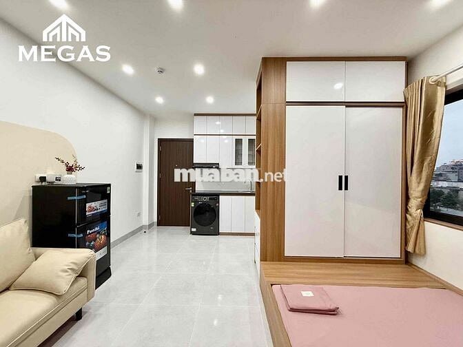 CHO THUÊ CHDV STUDIO FULL NỘI THẤT BAN CÔNG NGAY TÂY HỒ