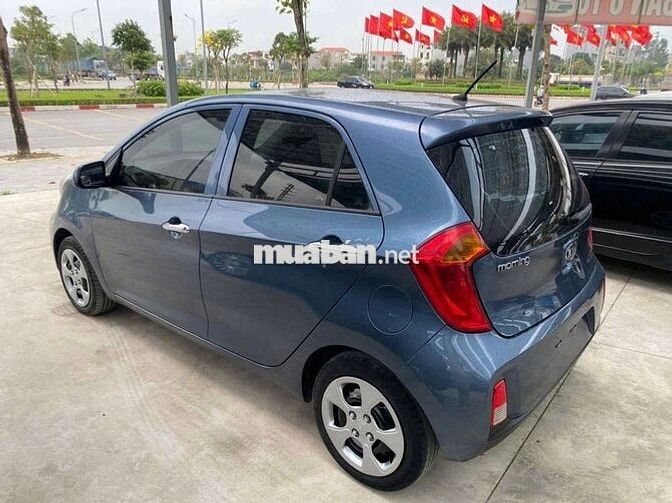 Kia Morning 2016 màu Xanh