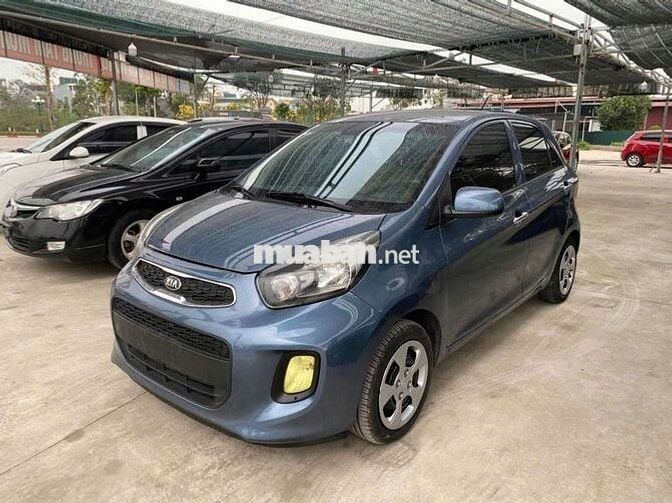 Kia Morning 2016 màu Xanh