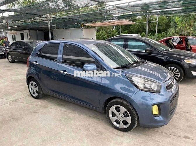 Kia Morning 2016 màu Xanh
