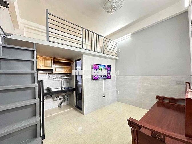 DUPLEX GÁC CAO CỬA SỔ FULL NỘI THẤT NGAY CHỢ AN NHƠN