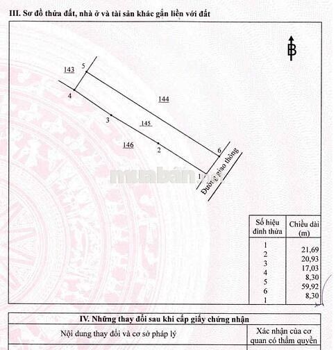 Chính chủ bán đất full thổ cư 505m đường Hùng Vương Nhơn Trạch