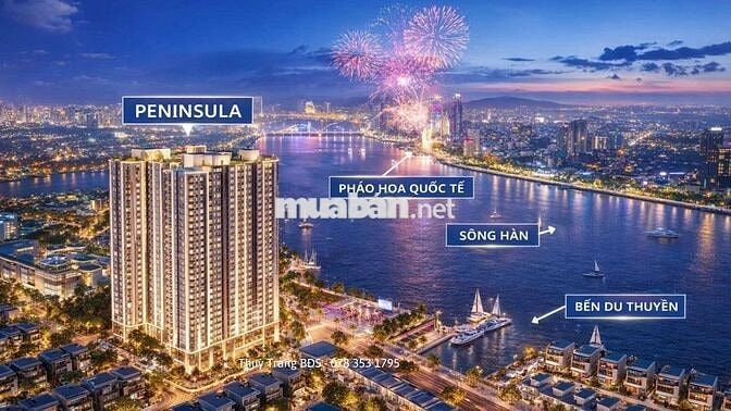BÁN GẤP CĂN PENINSULA 2 PN VIEW TRỰC DIỆN SÔNG HÀN - TẦNG CAO