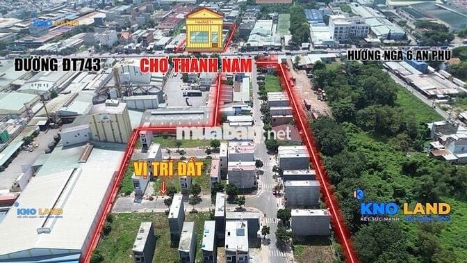 Hàng Đầu Tư, Giá rẻ hơn hàng xóm 300tr, Trong KDC Đồng Bộ An Phú 