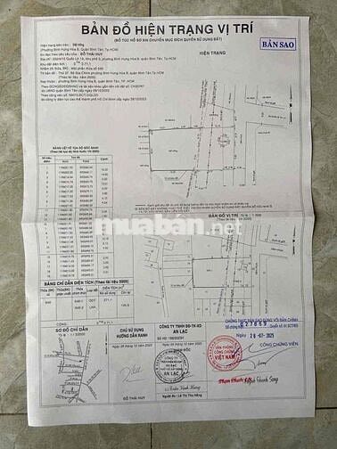 BÁN ĐẤT ĐẸP TẠI KHU VỰC BÌNH TÂN - ĐẤT ĐẸP CẦN BÁN GẤP