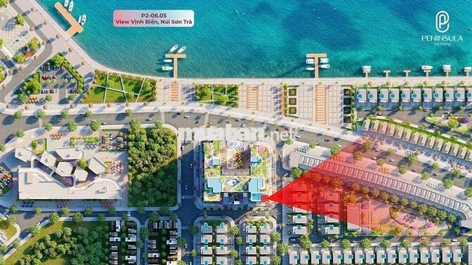 PENINSULA BÁN NHANH CĂN 2PN TẦNG 6 – VIEW VỊNH ĐÀ NẴNG & NÚI SƠN TRÀ