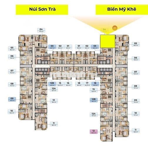 Căn Góc 2PN - Tầng Cao View Biển Mỹ Khê & Bán Đảo Sơn Trà | Chỉ 5,5 Tỷ
