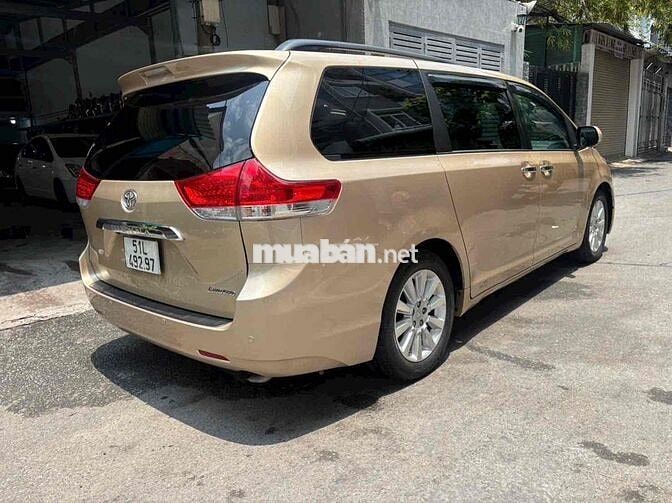 Toyota Sienna 2011 Vàng 78000 km