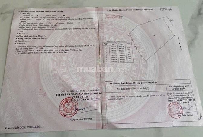 Giảm sốc 2 tỷ, Lô Đất biệt thự vườn tại hẻm 745 Đường Nguyễn Bình