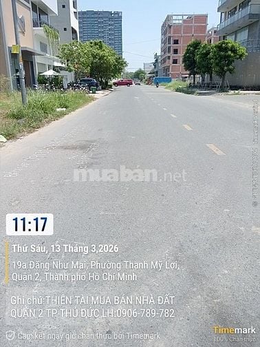 Cần bán đất mặt tiền đường đồng Văn cống LG60m.TML Quận 2 