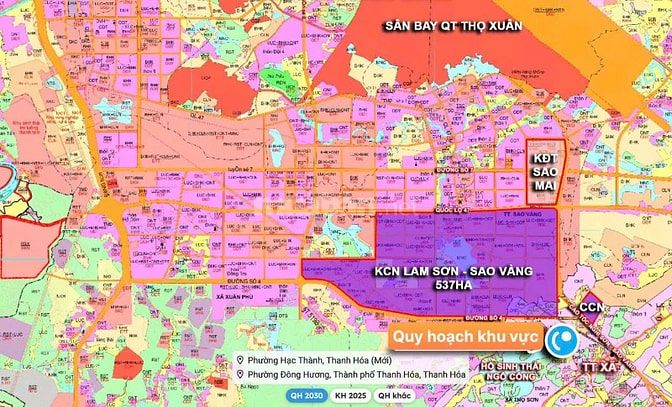 Bán đất quốc lộ 47 Sao Mai Lam Sơn