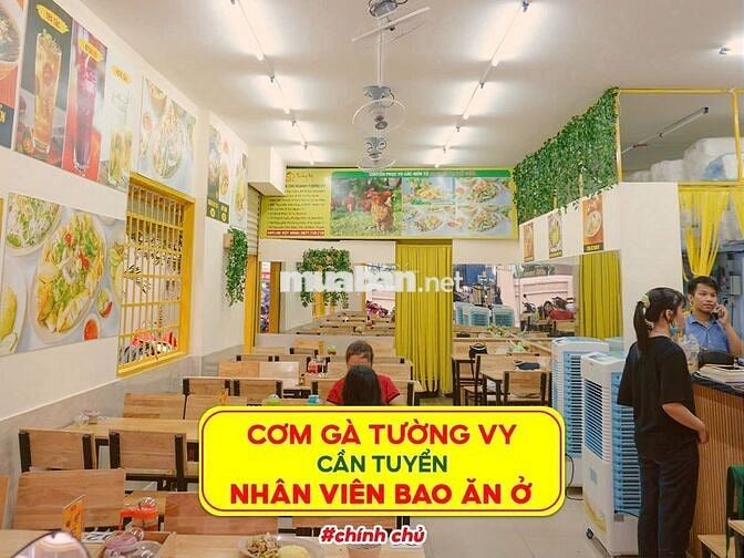 🔥CƠM GÀ TA TƯỜNG VY TUYỂN 6 NAM/NỮ/LGPT BAO ĂN Ở