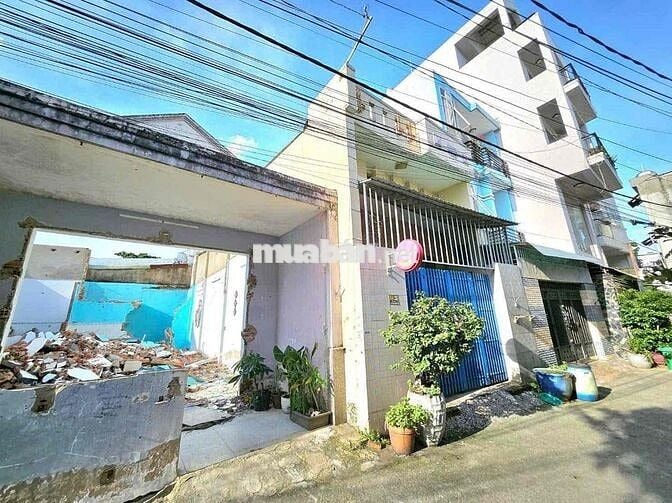 Bán lô đất 2mt chữ L 82.7m2, HXH, Tân Hưng Thuận, Q12. 4ty