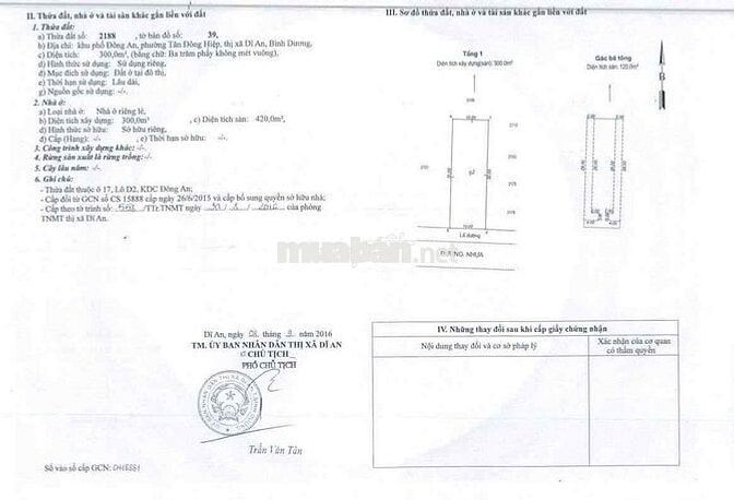 Đất nền bán nhanh, giấy tờ đầy đủ