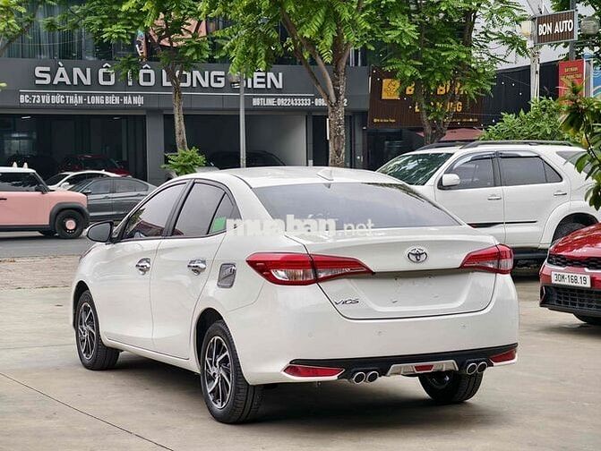 Toyota Vios 2022 G 1.5 CVT - 50000 km màu trắng