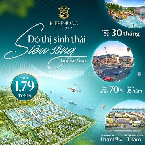 Bán Đất nền sổ hồng riêng Dự án Hiệp Phước Premia, 540 triệu đồng