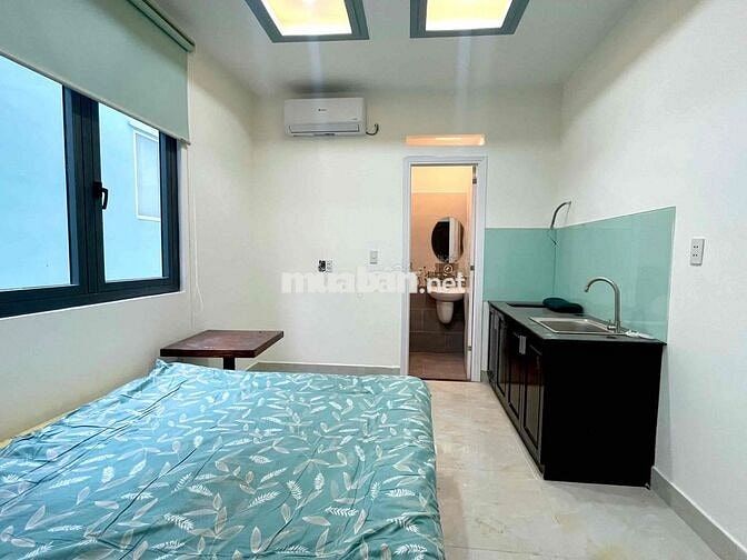 STUDIO CỬA SỔ TRỜI FULL NỘI THẤT SIÊU ĐẸP - 15P QUA CẦU CHÀ VÀ Q5