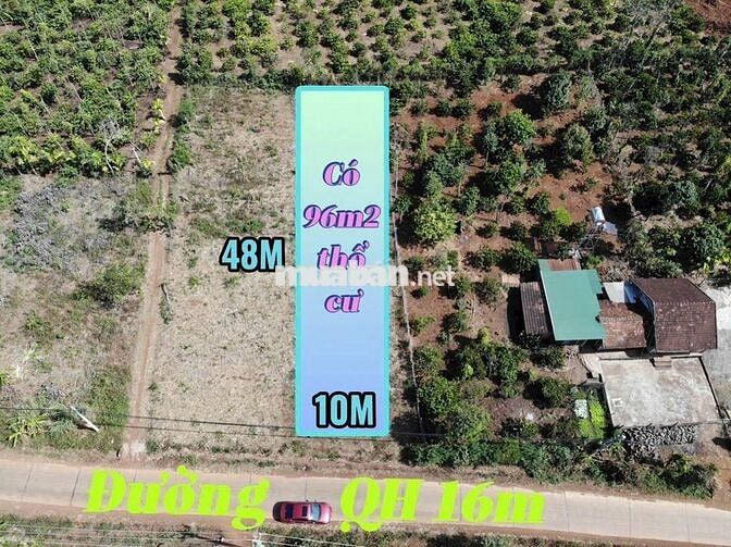 Bán Đất 10x48 Đường 16M 488TR Cách Trung Tâm BMT 30 PhúT