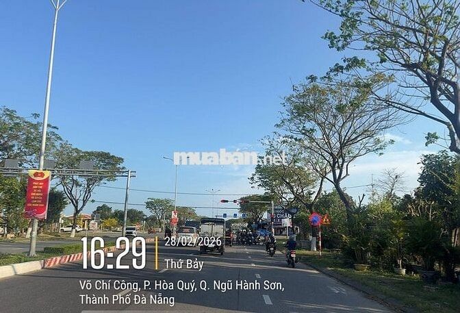 Chỉ hơn 6 tỷ sở hữu đất mặt tiền đại lộ Võ Chí Công 34M, Lô B2.19.6