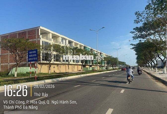 Chỉ hơn 6 tỷ sở hữu đất mặt tiền đại lộ Võ Chí Công 34M, Lô B2.19.6