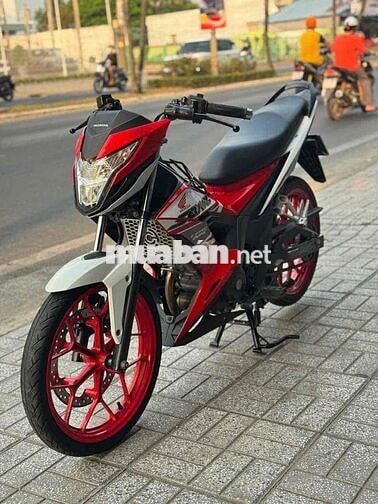 Honda Sonic Hati trắng đỏ biển Long Xuyên