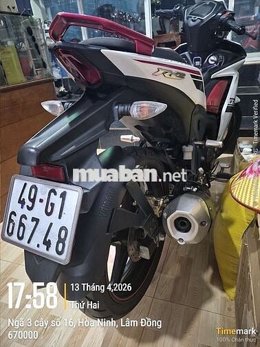 Yamaha Exciter 155 VVA Trắng đỏ