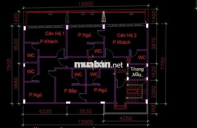 Lô đất 196m2. Ngang 12m GPXD hầm 6 tầng Mặt tiền Đông Hưng Thuận 05