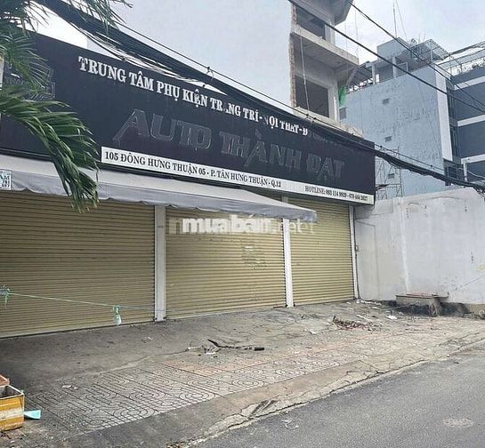 Lô đất 196m2. Ngang 12m GPXD hầm 6 tầng Mặt tiền Đông Hưng Thuận 05