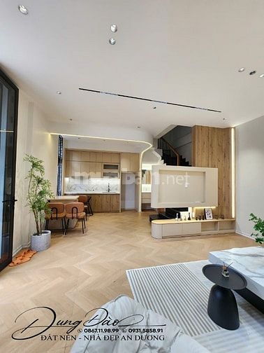 Nhà 3 tầng xây mới tại Văn Phong – thiết kế trẻ trung, hiện đại