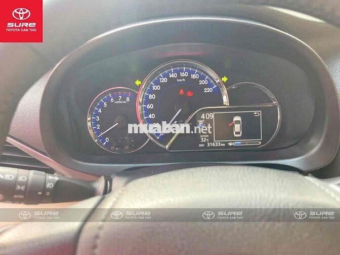 Toyota Vios G CVT 2021 Đen 31.000 km siêu đẹp