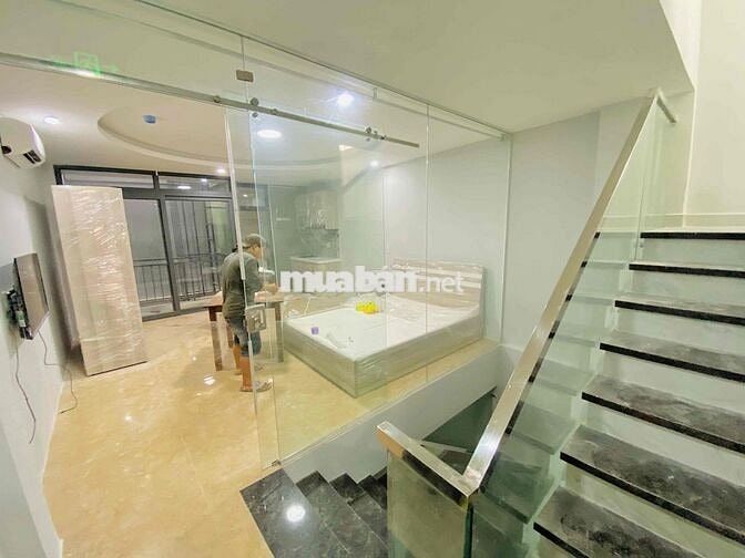 CHO THUÊ TOÀ NHÀ 4X22M NỞ HẬU 5M CÓ THANG MÁY MẶT TIỀN NGUYỄN THỊ THÂP