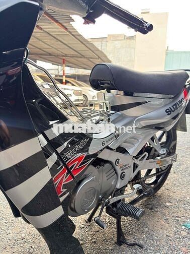 Suzuki Satria 120 HQCN ID 607 đầu, đen bạc